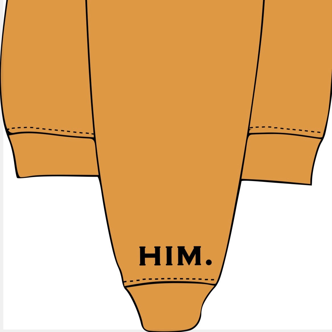 HIM "SEPARATION SEASON" HOODIE (HONEY MUSTARD)